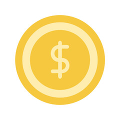 Obraz premium Coin Icon Vector Design