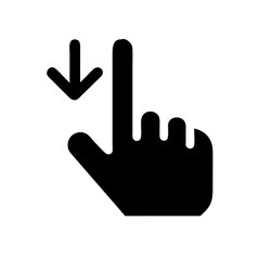 Obraz premium Finger Icon Vector Design