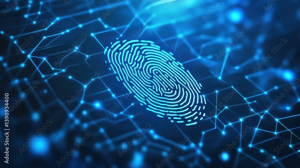 Aufkleber discover advanced fingerprint scanning technology that guarantees secure transactions and protects y