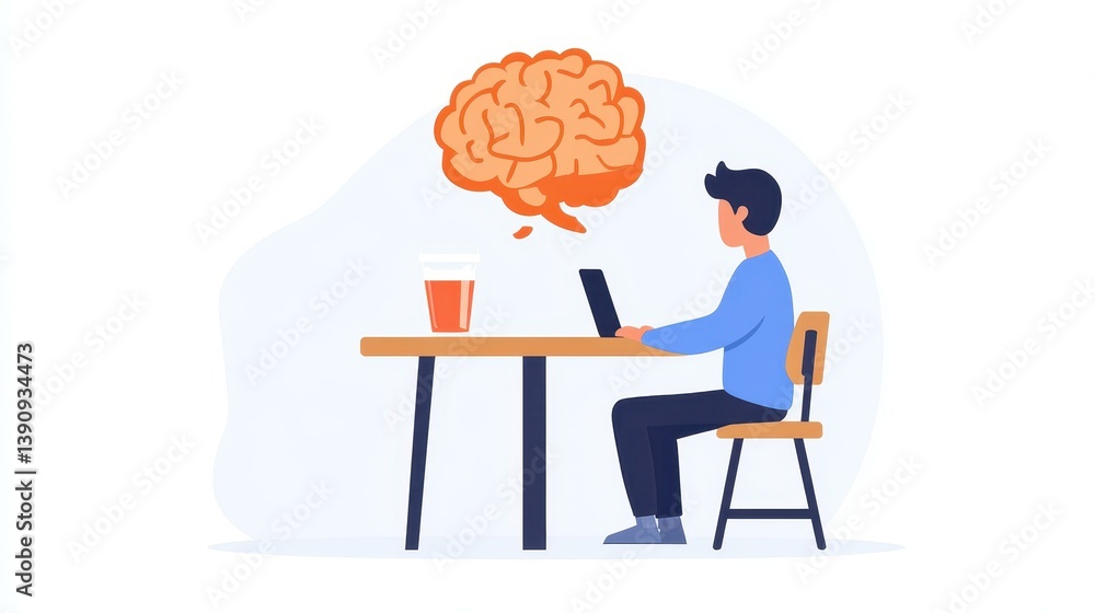 Poster a student engaged in online learning with a virtual tutor, harnessing the power of ai for knowledge 