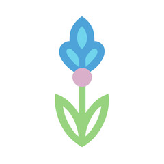 Fototapeta premium Hyacinth Icon Vector Design
