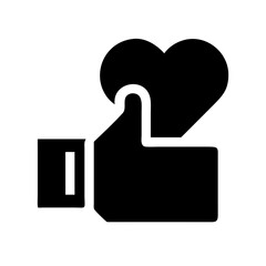 Obraz premium Like Icon Vector – Social Media Reaction Symbol Design