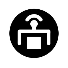 Obraz premium Network Icon Vector