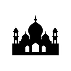 taj mahal vector illustration