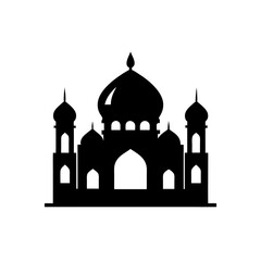 taj mahal vector illustration