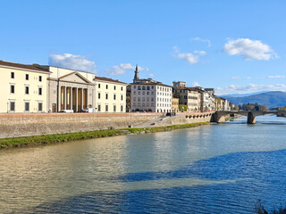 Fototapeta premium Panorama of The Old Town of city of Florence, Italy