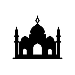 taj mahal vector illustration