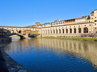 Obraz premium Panorama of The Old Town of city of Florence, Italy