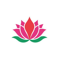 lotus flower vector illustration