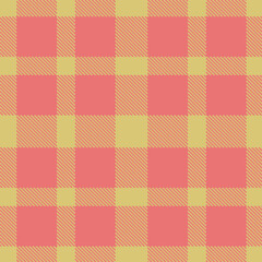 Dark sand Tartan patterns fabric texture. Timeless Metallic salmon pink Seamless Tartan