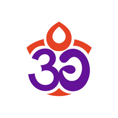 vector illustration of a family logo