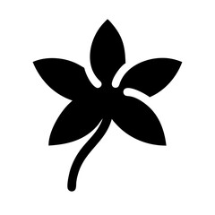 Elegant Tiger Lily Icon Vector for Floral and Botanical Themes