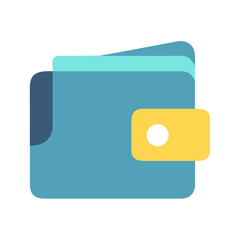 Wallet Icon Line Art Vector for Finance and Personal Use
