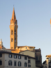 Obraz premium Panorama of The Old Town of city of Florence, Italy