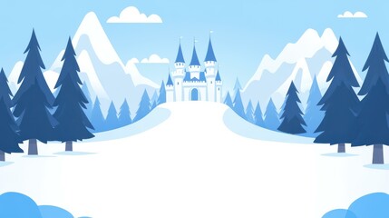 Embark on a quest to a wondrous kingdom, where a grand palace glistens and endless adventures await you.