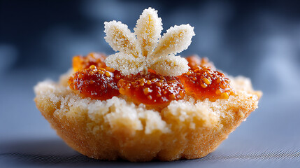 macro sugar crystal vanilla extract