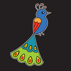 Eps 10, vector illustration about Anime monsters with bird animal characters ready to print for stickers