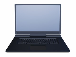 ノートパソコン　3DCGレンダリング