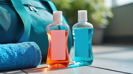 dental care mouthwash professionaldental care mouthwash healthy lifestyle Mouthwash bottles for professional dental care promote healthy lifestyle
