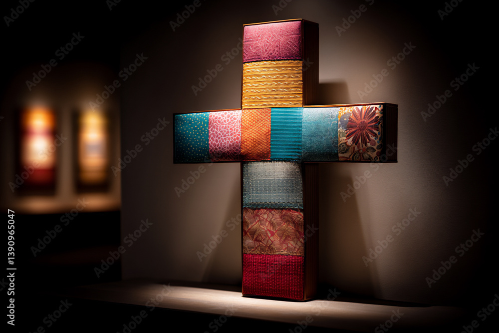Poster patchwork cross