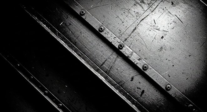 Textura met&aacute;lica oxidada, acero rayado, fondo industrial