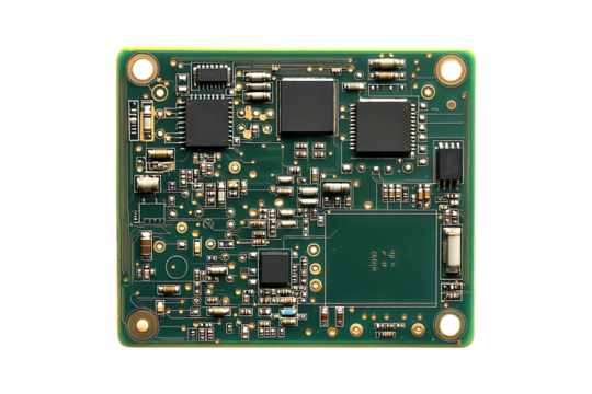 Circuit Board isolated on transparent background
 - Powered by Adobe