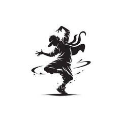 A dynamic vector illustration of a dancing boy, showcasing energetic movement and stylish pose. Perfect for event promotions, dance-themed designs, and projects celebrating dance culture.