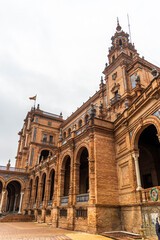 Fototapeta premium the Plaza de Espana in Sevilla Spain 