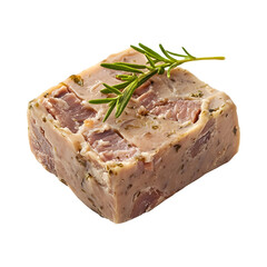 Duck Rillette with Rosemary Isolated on Transparent Background