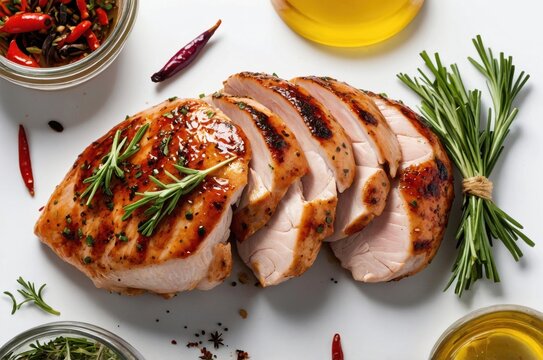 Zesty marinated chicken breasts
