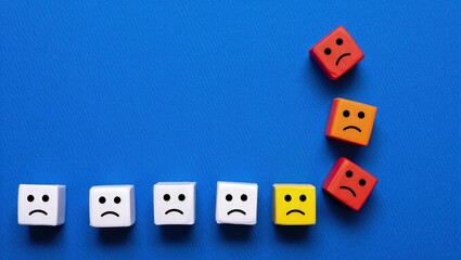 Blocks with faces crumbles, the unfortunate ones leave the line. Falling popularity, decreasing viewers or customers. Participants and employees leaving. Bad mood, difficulties and toxic environment.