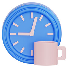  Tea time 3d icon
