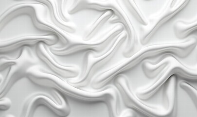 Fototapeta premium A smooth, flowing texture resembling cream or paint, perfect for backgrounds in art, design, and branding projects.