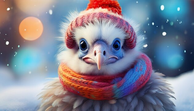 Kleiner Geier im Winter