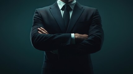 A Person Dressed Formally In Business Attire Posing Formally