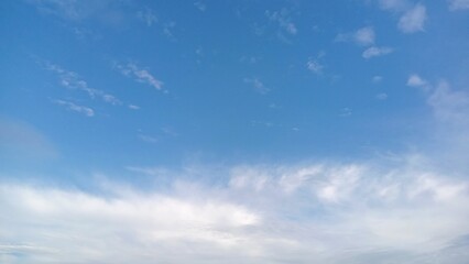 blue sky with clouds