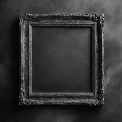 Antique black picture frame