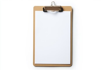 Blank clipboard with white paper (7)