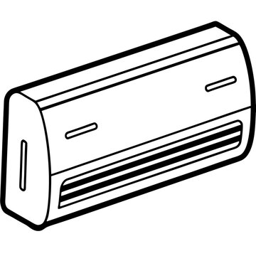 recommend clip art: Air Conditioner Vector Illustration on White Background