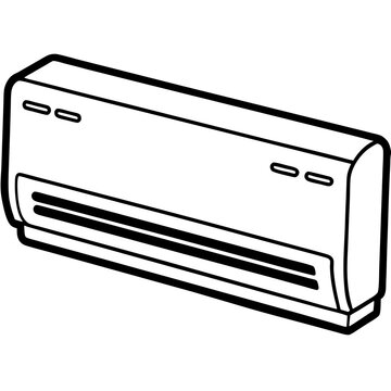 recommend clip art: Air Conditioner Vector Illustration on White Background