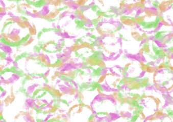 抽象的　水彩パターン　背景　素材