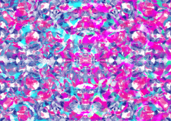 抽象的　水彩パターン　背景　素材