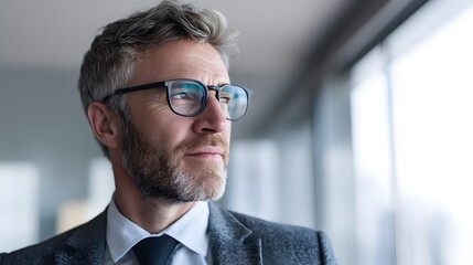 Professional financial advisor exuding confidence in formal attire, symbolizing trust and expertise in wealth management	