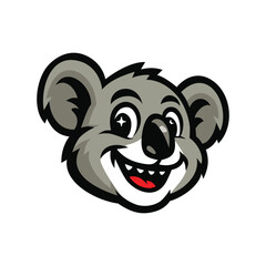 logo with cheerful koala esport style © nfdesign