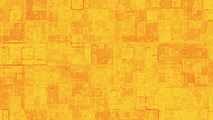 Bright yellow orange textured rectangles form a vibrant pattern