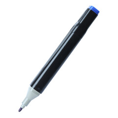 One double sided marker isolated on white