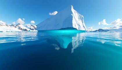 Antarctic Iceberg Reflection (2)