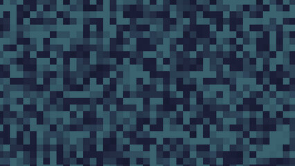 It contains many dark blue teal squares forming a pattern