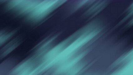 It depicts teal and dark blue diagonal streaks a blurred background