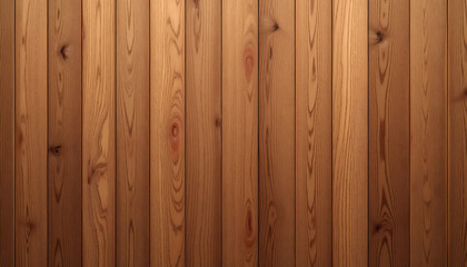 Obraz premium Wooden wall panels in natural texture and warm tones 
